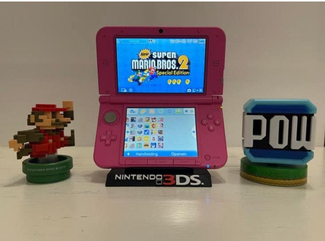 Nintendo 3DS XL Roze - ZGAN - Perfect voor Retro Gaming!, Spelcomputers en Games, Spelcomputers | Nintendo 2DS en 3DS, 3DS XL