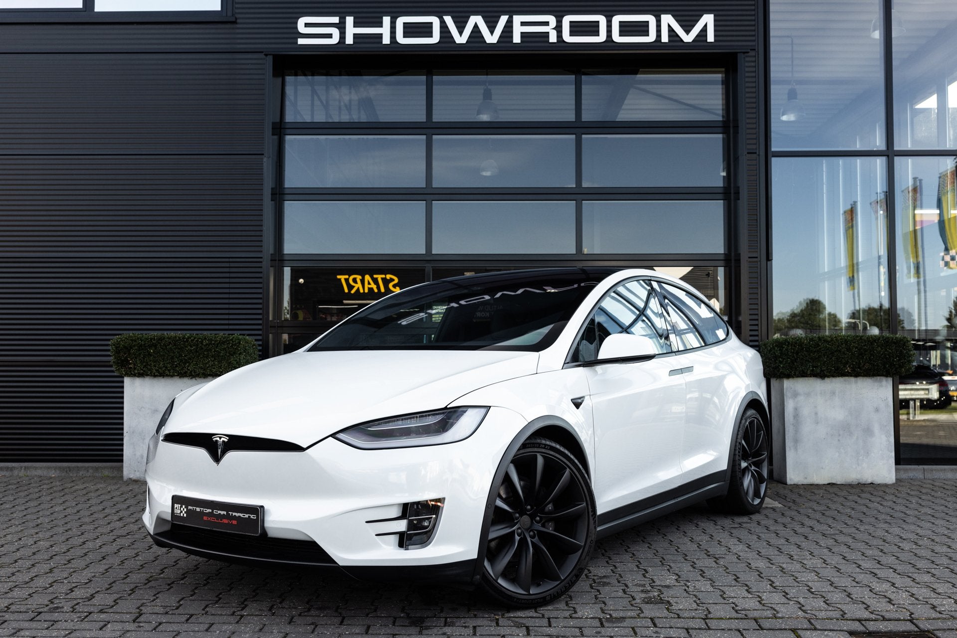 Tesla MODEL X Long Range 6p., 417 PK Autopilot, 22inch, Prem, Auto's, Gebruikt, Wit, Leder, Vierwielaandrijving
