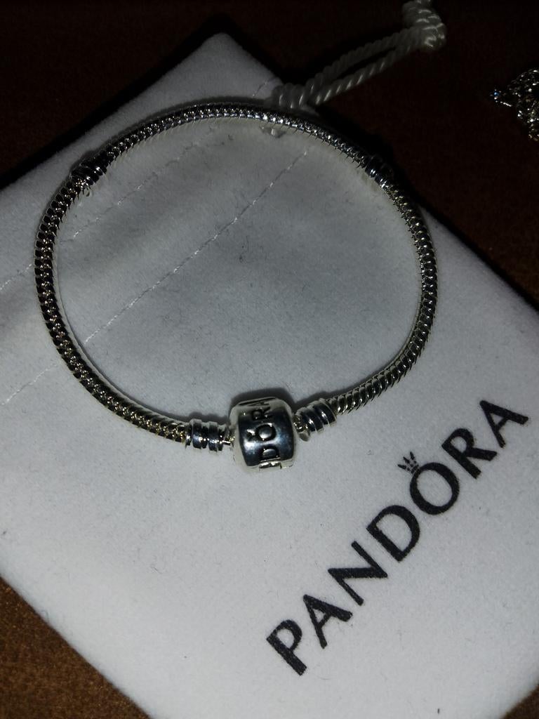 Zilveren bedelarmband maat 16, Ophalen of Verzenden