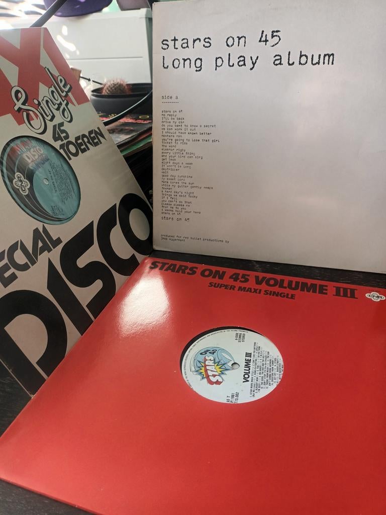 Vinyl 3X Stars on 45, Cd's en Dvd's, Vinyl | Pop, Ophalen of Verzenden, Gebruikt, 12 inch