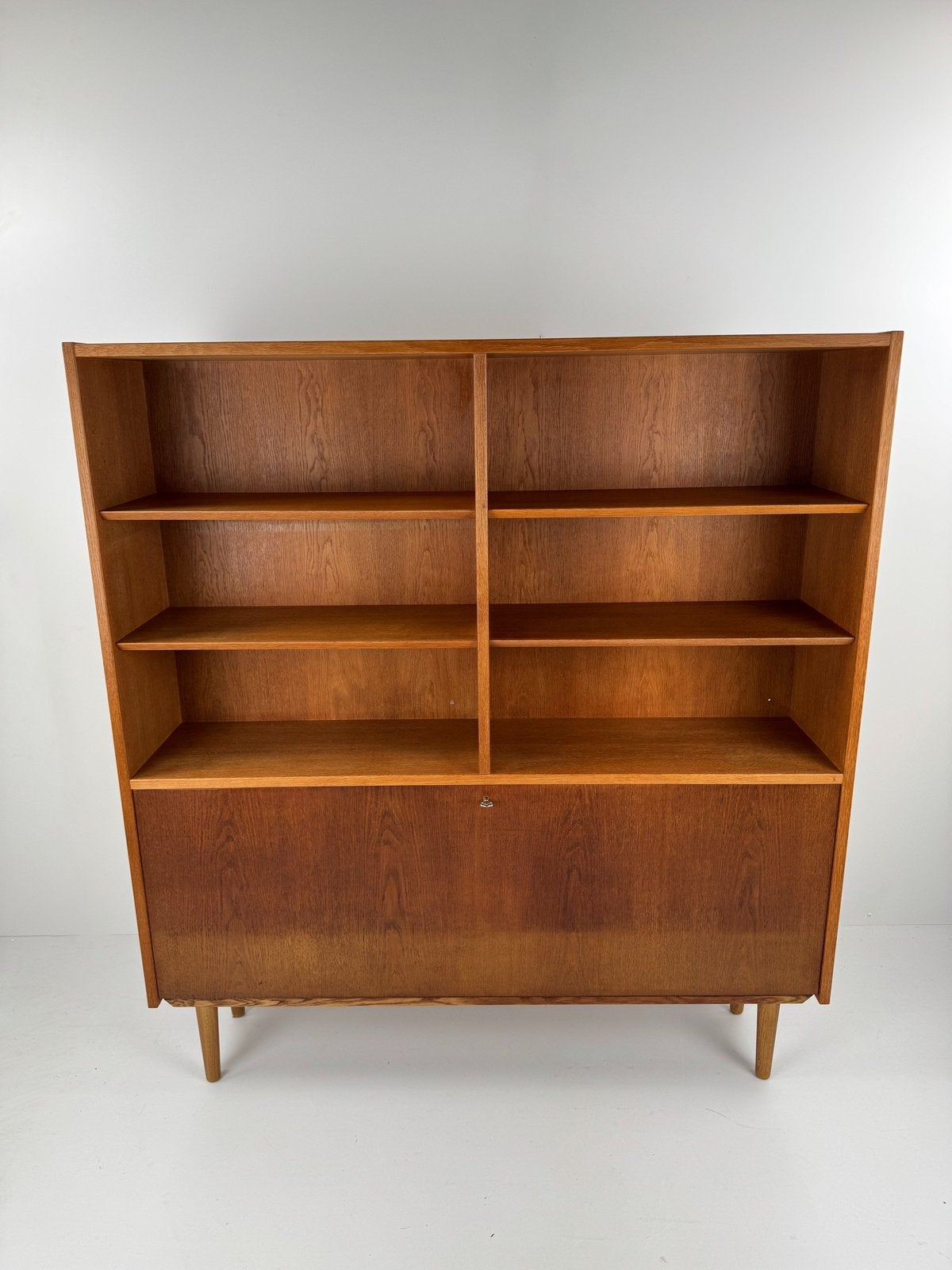Oak Bookcase, Poul Hundevad, Denmark, 1960s, Z, Z, Z, Ophalen of Verzenden