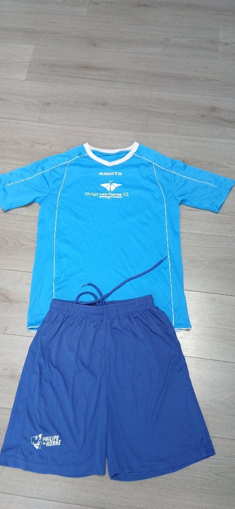 Gymkleding Philips van Horne - Weert (ZGAN), Blauw, Zo goed als nieuw, Korte mouw, Ophalen
