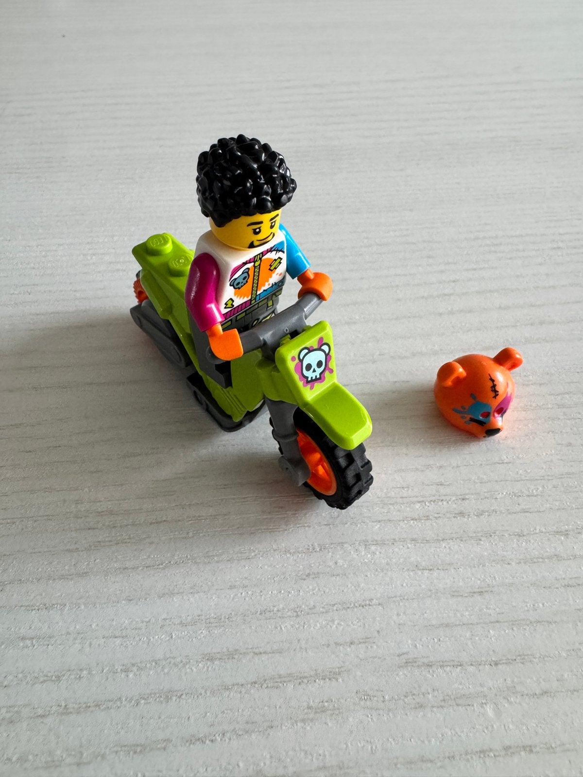 Lego City Stuntz Motor met Minifiguur en Instructies, City, Lego, Ophalen of Verzenden, Zo goed als nieuw