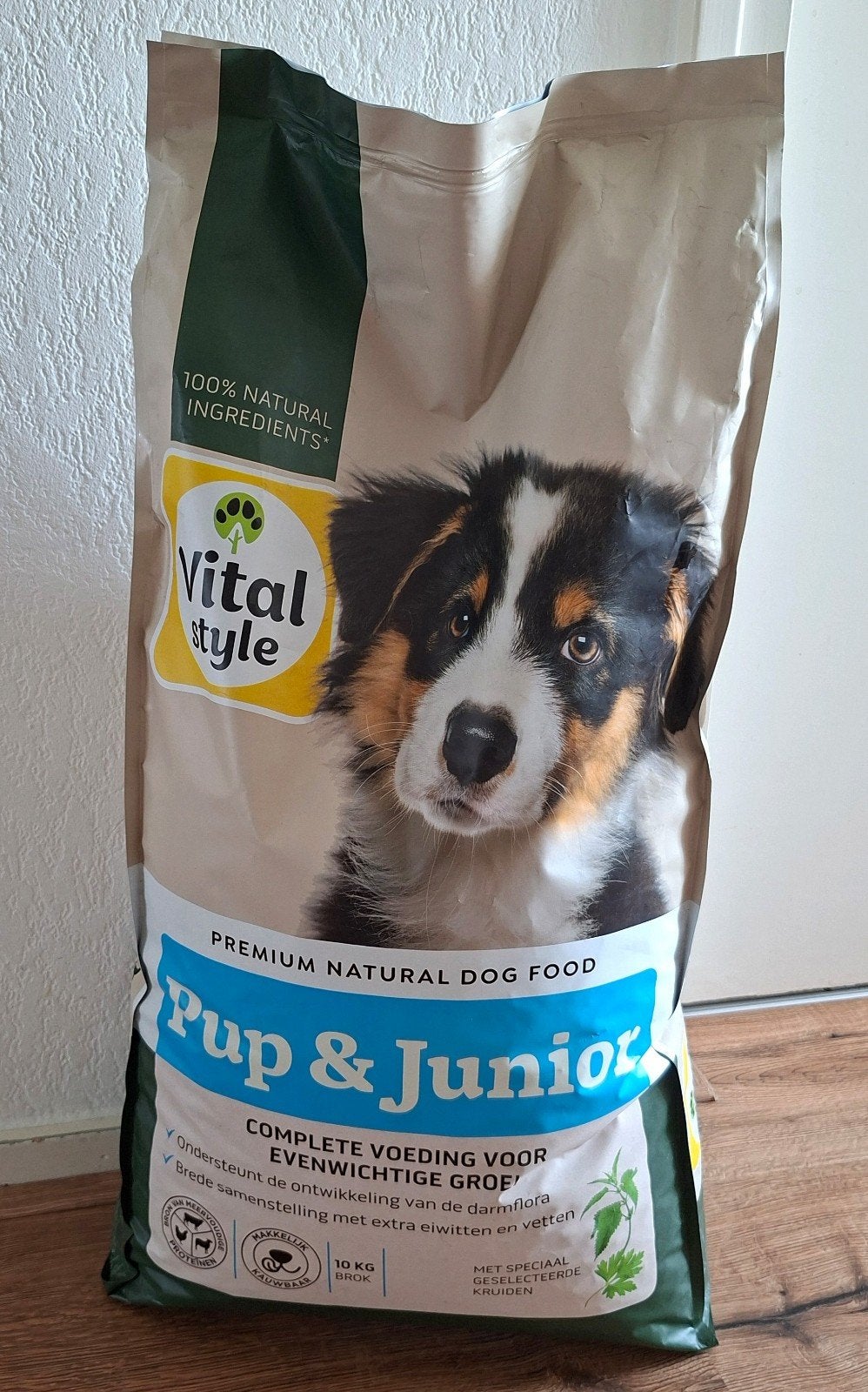 Ongeopende zak puppy brokken Vital Style 10 kg, Dieren en Toebehoren, Ophalen, Hond