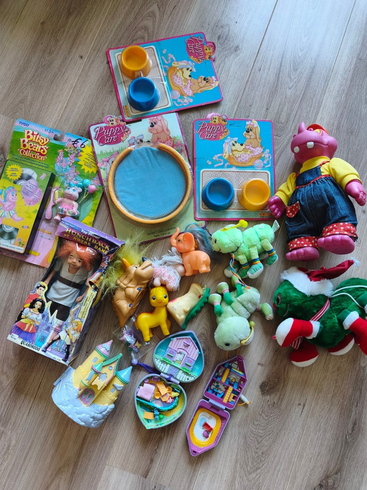 Vintage Girl Polly Pocket Lots of Legs Puppy Care Bieden, Ophalen of Verzenden, Gebruikt, Jongen of Meisje