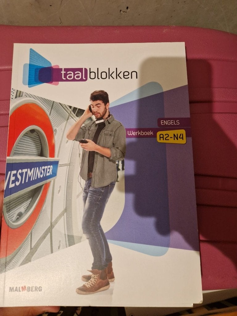 Taalblokken Engels werkboek A2 -N4, Boeken, Engels, Malmberg, Ophalen of Verzenden, Zo goed als nieuw
