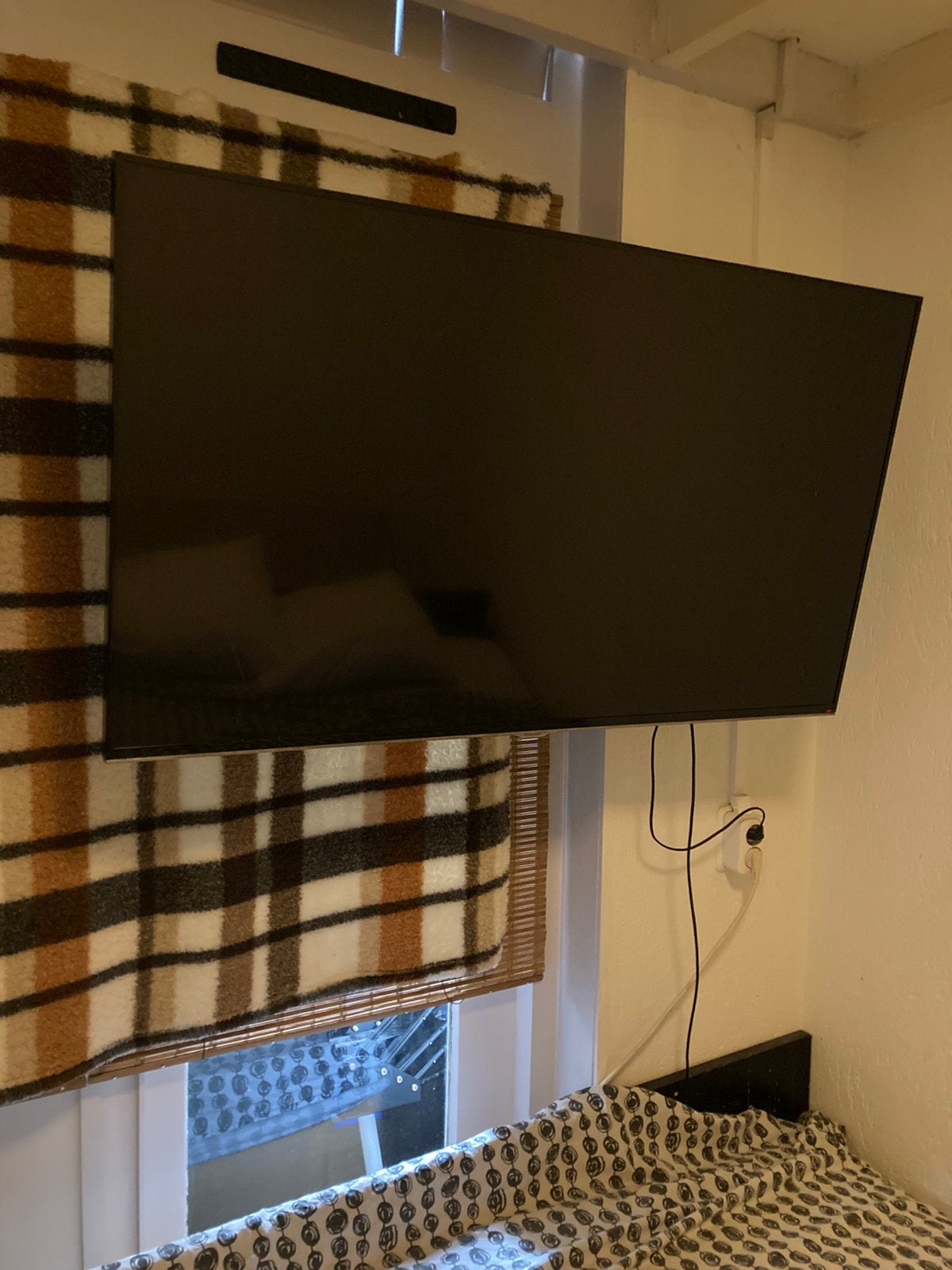 Samsung smart tv met vogels wandbeugel!!, Ophalen, Gebruikt