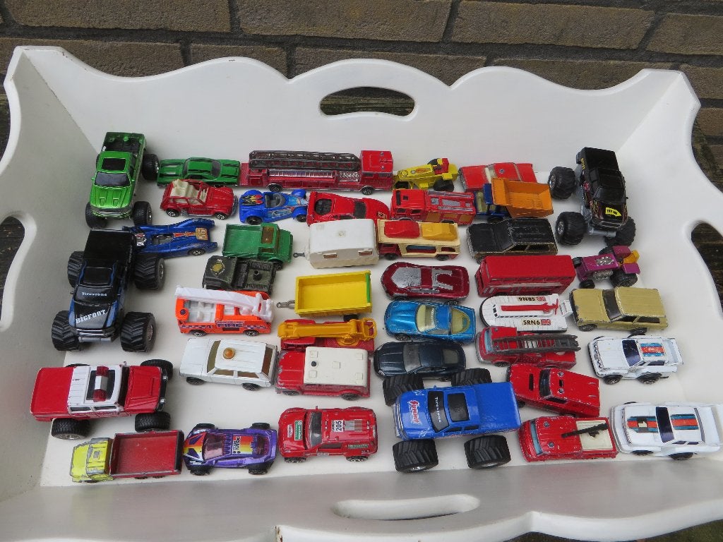 Partij - lot speelgoed autootjes Matchbox, Corgi, Majorette, Ophalen of Verzenden, Gebruikt, Auto