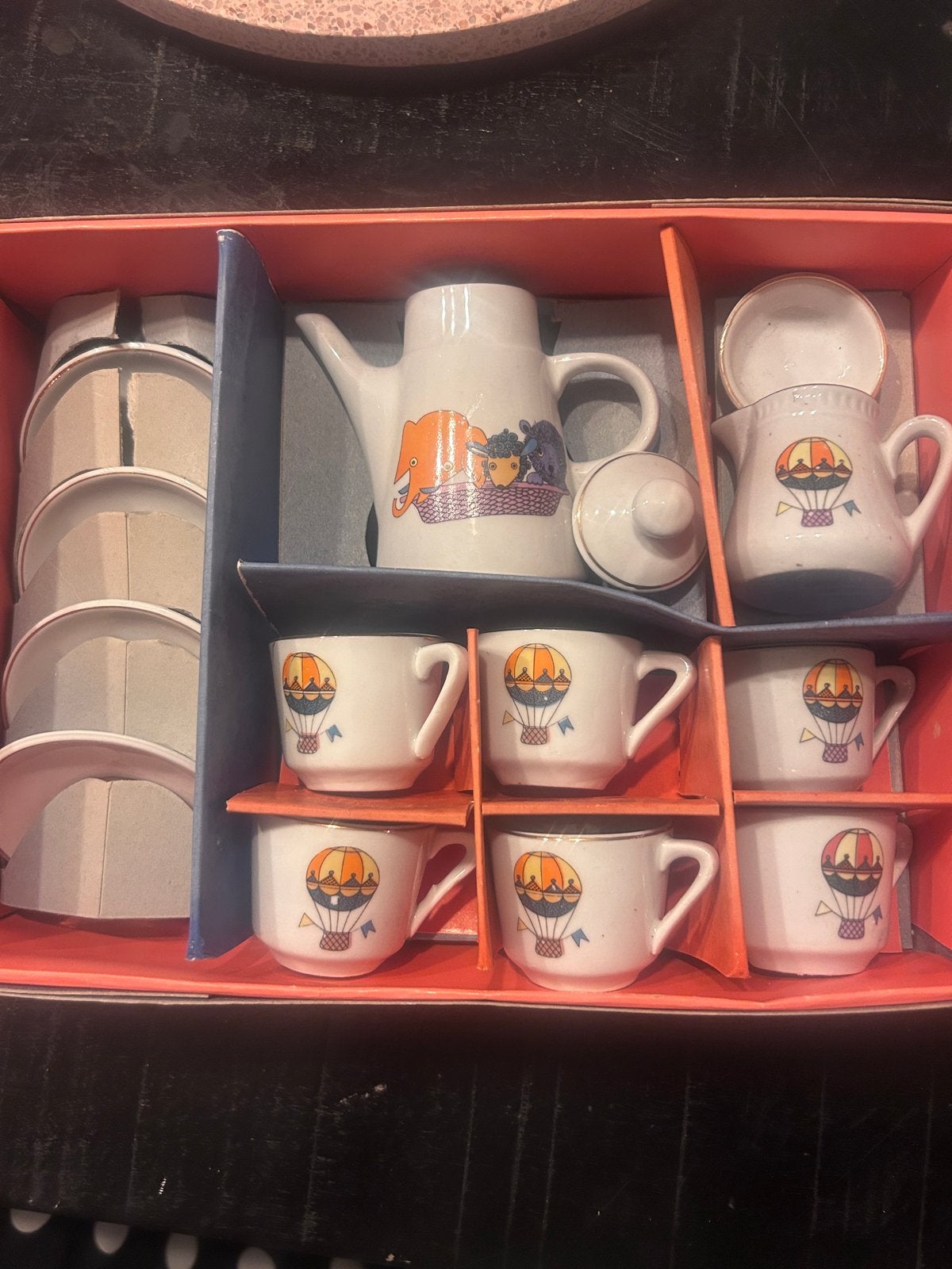 KOOPJEVintage Kinder Theeserviesje - Made in GDR KOOPJE, Ophalen of Verzenden