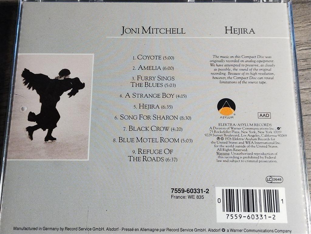 Joni Mitchell ‎- Hejira, Ophalen of Verzenden, Gebruikt