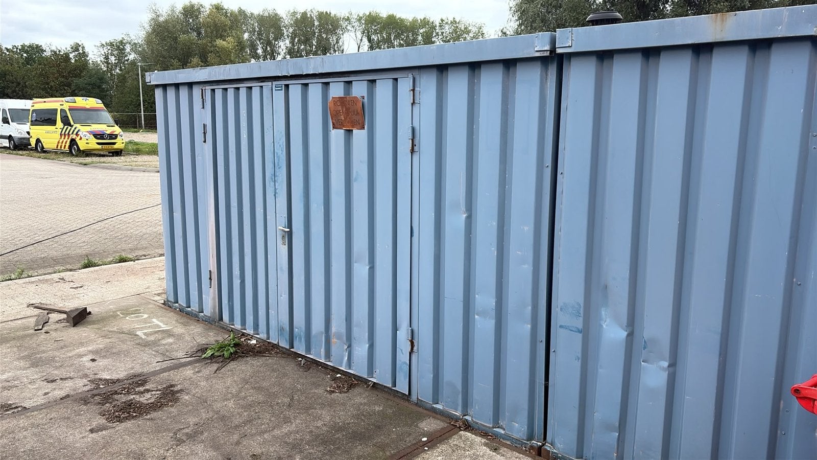 Opslagcontainer / Milieucontainer - Gebruikt, Ophalen, Gebruikt