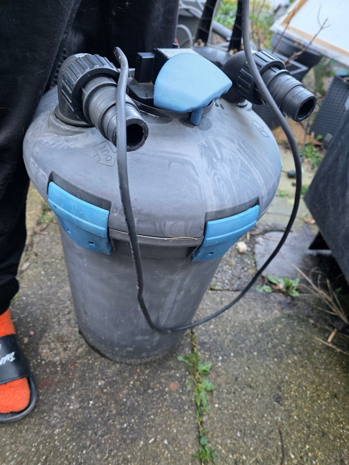 Drukfilter met uvc, Ophalen, Vijverfilter