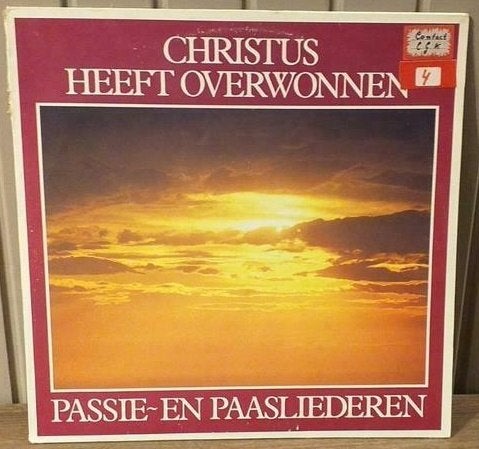 #4 LP Christus heeft overwonnen - Passie en Paasliederen, LP, Gebruikt, Ophalen of Verzenden, 12 inch