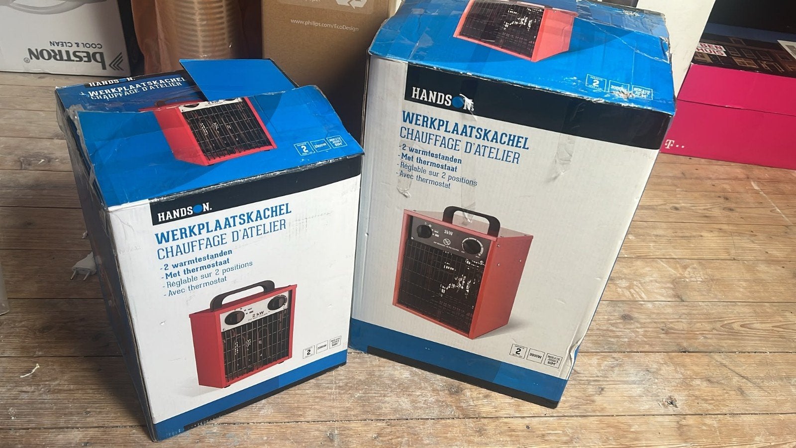 Zo goed als nieuwe werkplaatskachels - Groot & Klein, Ophalen