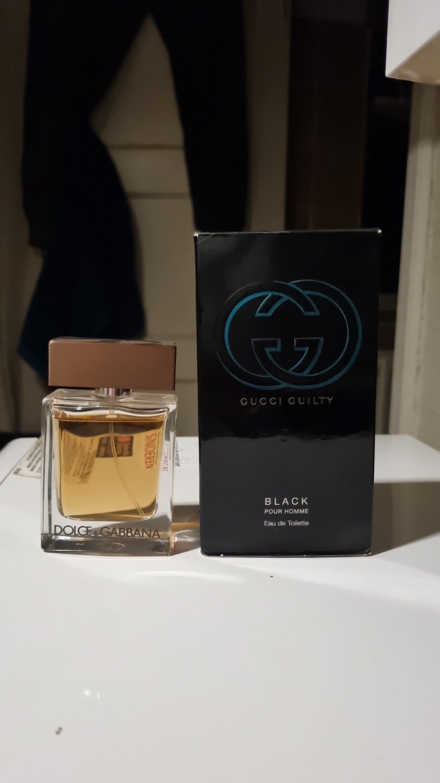 Dolce & Gabbana en Gucci Guilty Black parfum, Ophalen of Verzenden, Zo goed als nieuw