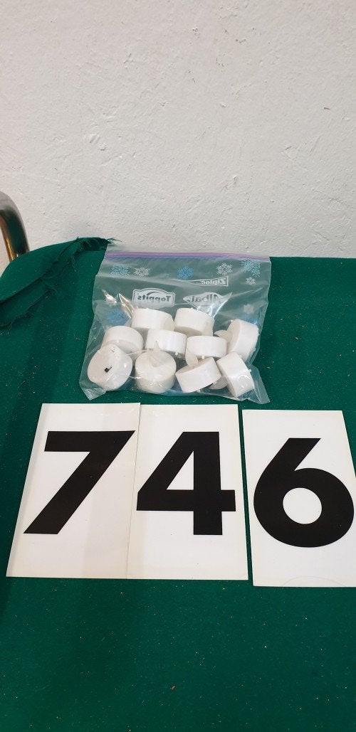 746 ] waxine kaarsen nep 10 stuks, Ophalen of Verzenden, 'T Olde Gre-j, Info@toldegrej.nl, Endepoelstraat 20f Didam