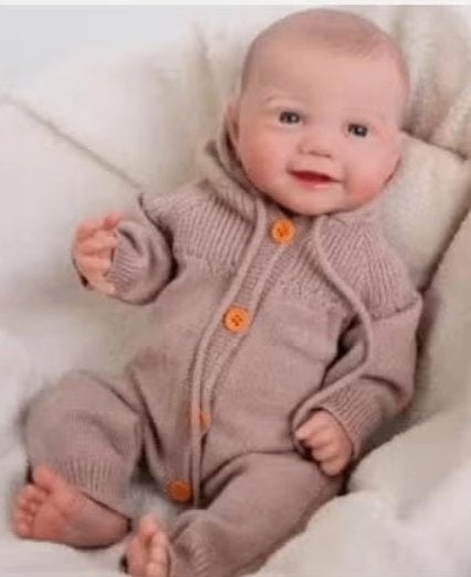 Realistische baby pop levensecht Kinsley (48cm)