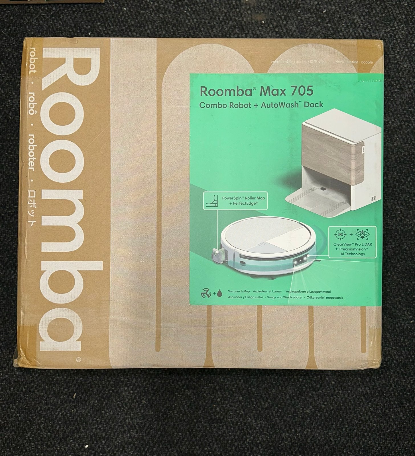 Roomba Max 705 Combo Robot + AutoWash Dock, IRobot, Automatisch legen, Nieuw, Ophalen of Verzenden
