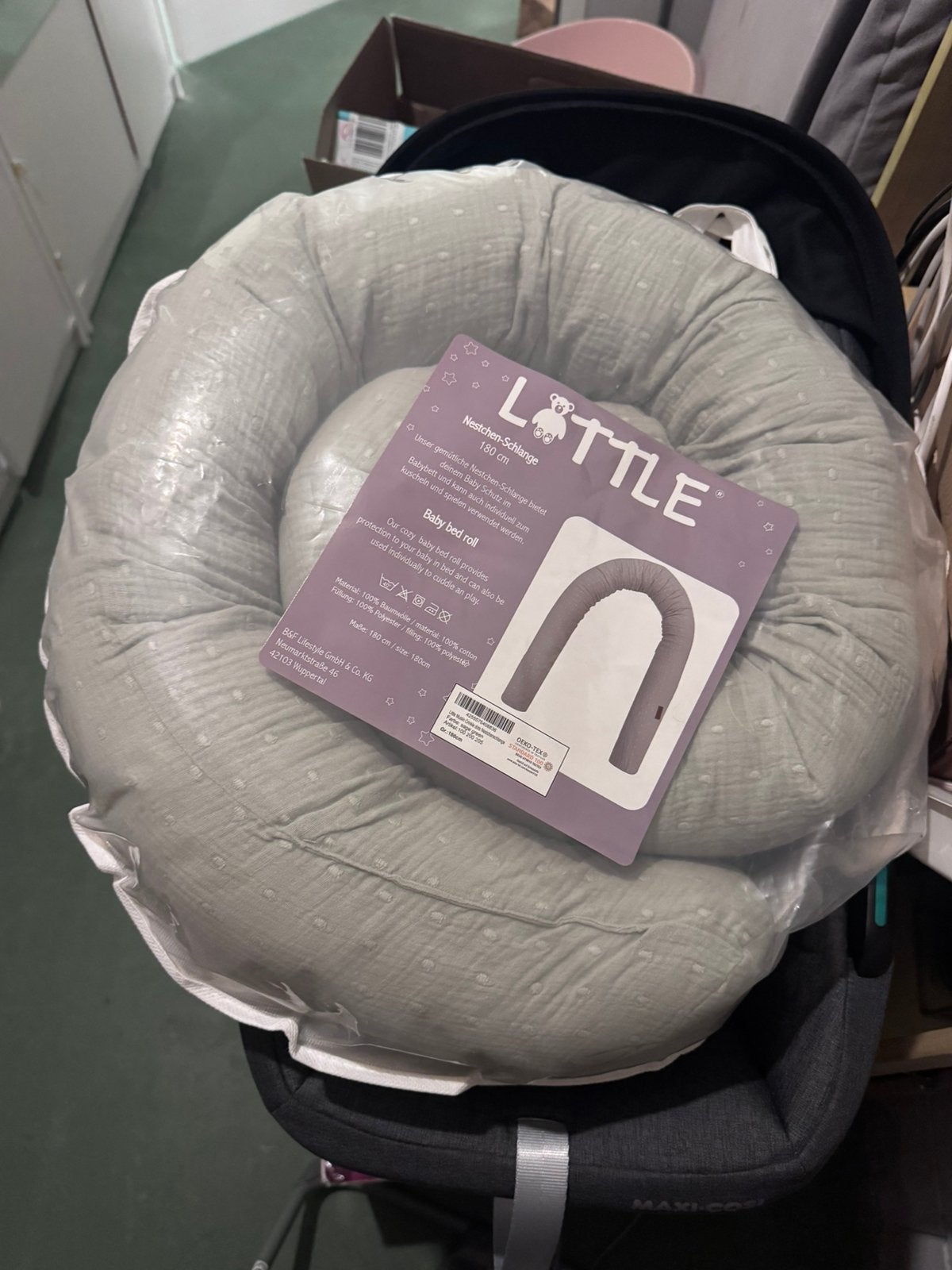 Little baby nest cot bumper and pregnancy pilllow, Kinderen en Baby's, Ophalen, Zo goed als nieuw