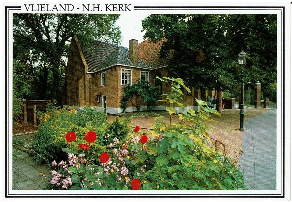 Ansichtkaart Vlieland, N.H. Kerk, Ophalen of Verzenden, 1960 tot 1980, Ongelopen, Waddeneilanden