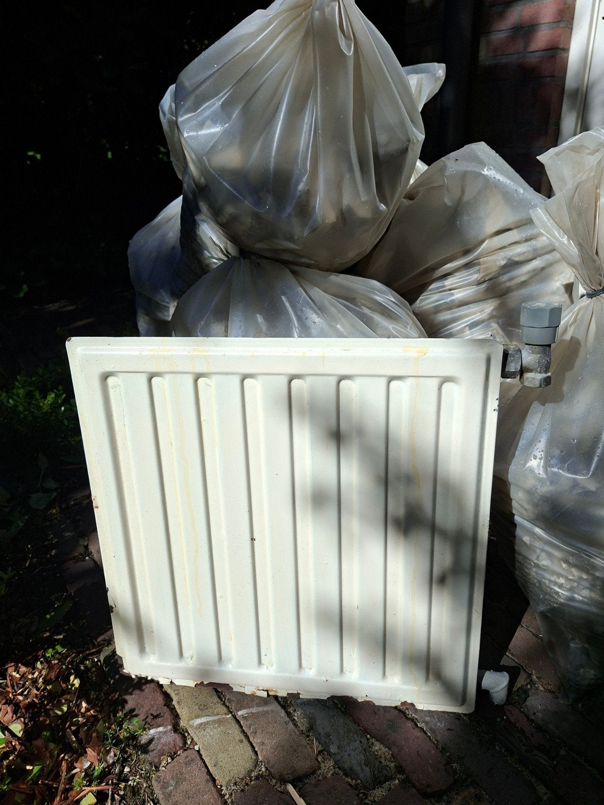 Radiator 45x45cm, Doe-het-zelf en Verbouw, Verwarming en Radiatoren, Ophalen, 30 tot 80 cm, Gebruikt, Radiator