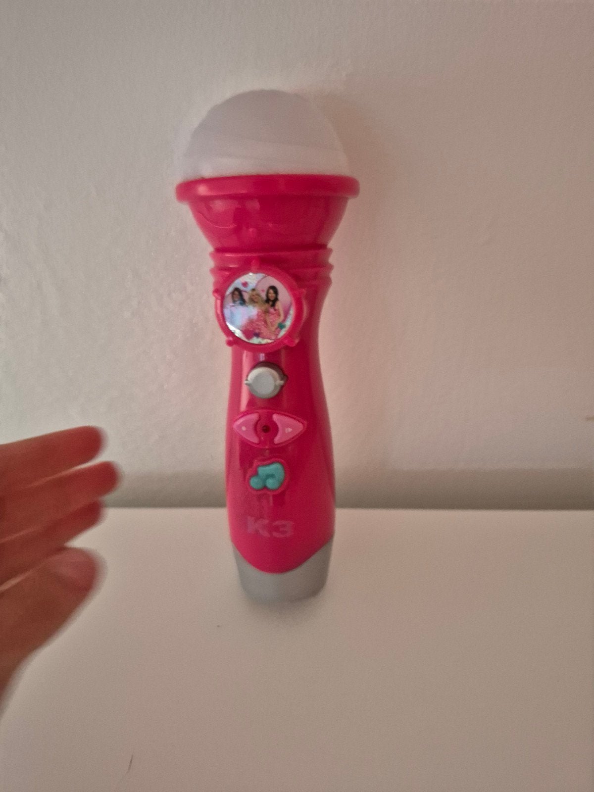 K3 Microfoon met Licht en Geluid, Ophalen of Verzenden, Gebruikt, Overige typen, Met licht