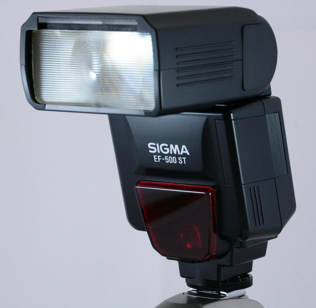 Sigma Nikon EF-500ST NAd flitser ZO GOED ALS NIEUW, SIGMA Benelux B.V., Kantelbaar, Ophalen of Verzenden, Zo goed als nieuw