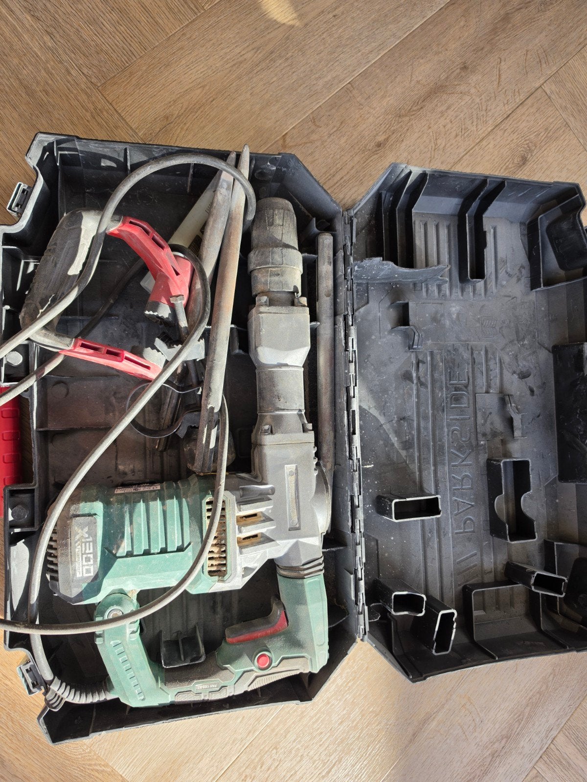 Parkside Boorhamer X200 met koffer, Ophalen, Boor- en/of Breekhamer, Klopboormechanisme, Gebruikt