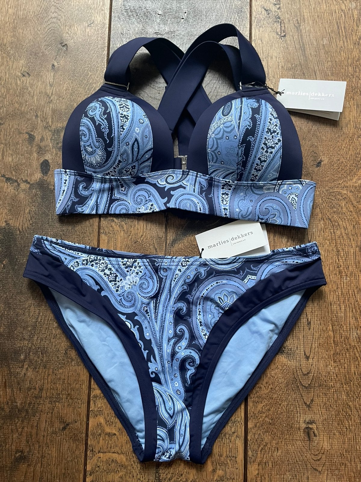 Cache Coeur bikini Marlies Dekkers, S, Kleding | Dames, Badmode en Zwemkleding, Verzenden, Nieuw, Blauw, Bikini