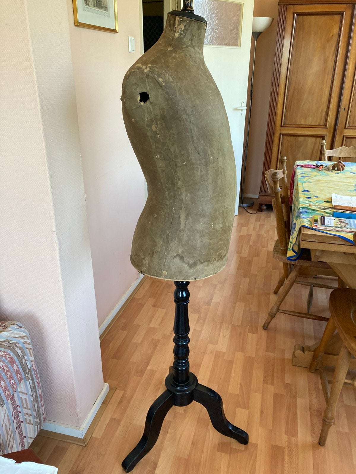Brocante Paspop - Authentiek en Decoratief, 160 cm, Ophalen