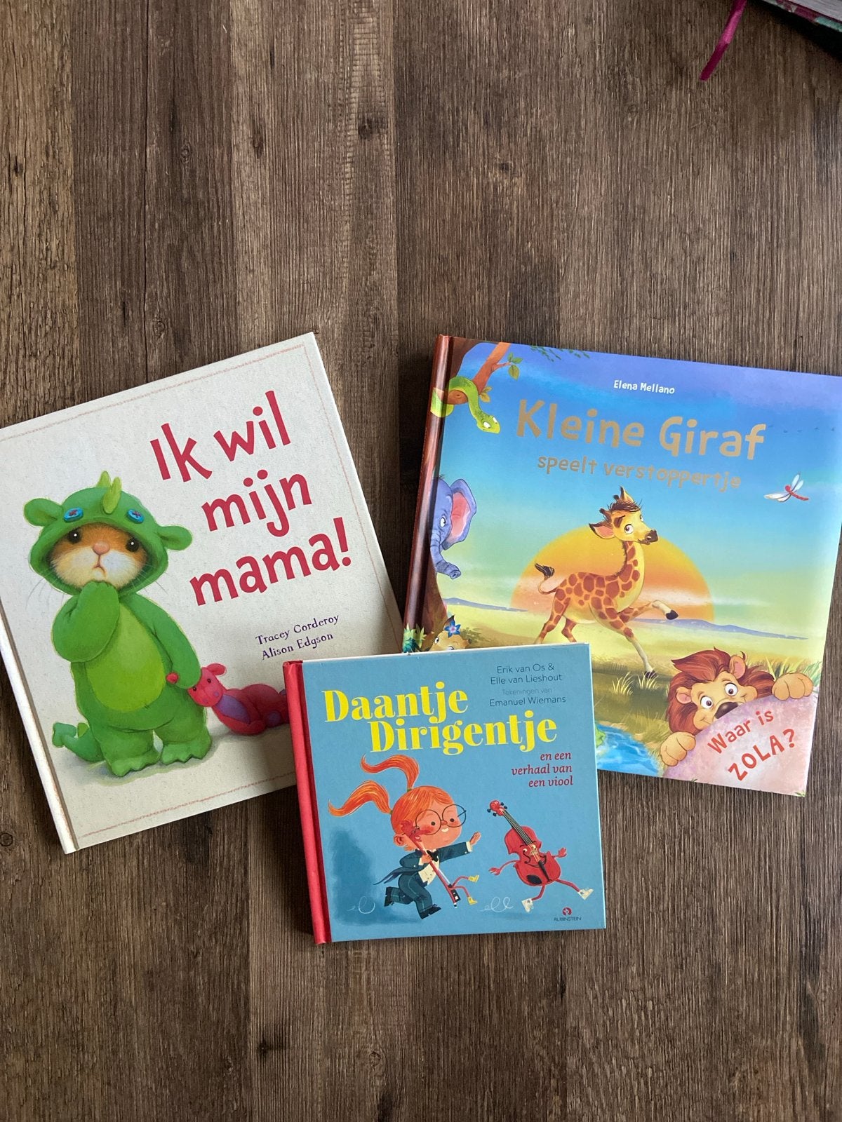 3 leuke kinderboeken: Ik wil mijn mama!, Kleine Giraf, Daant, Ophalen of Verzenden, Zo goed als nieuw, Fictie algemeen