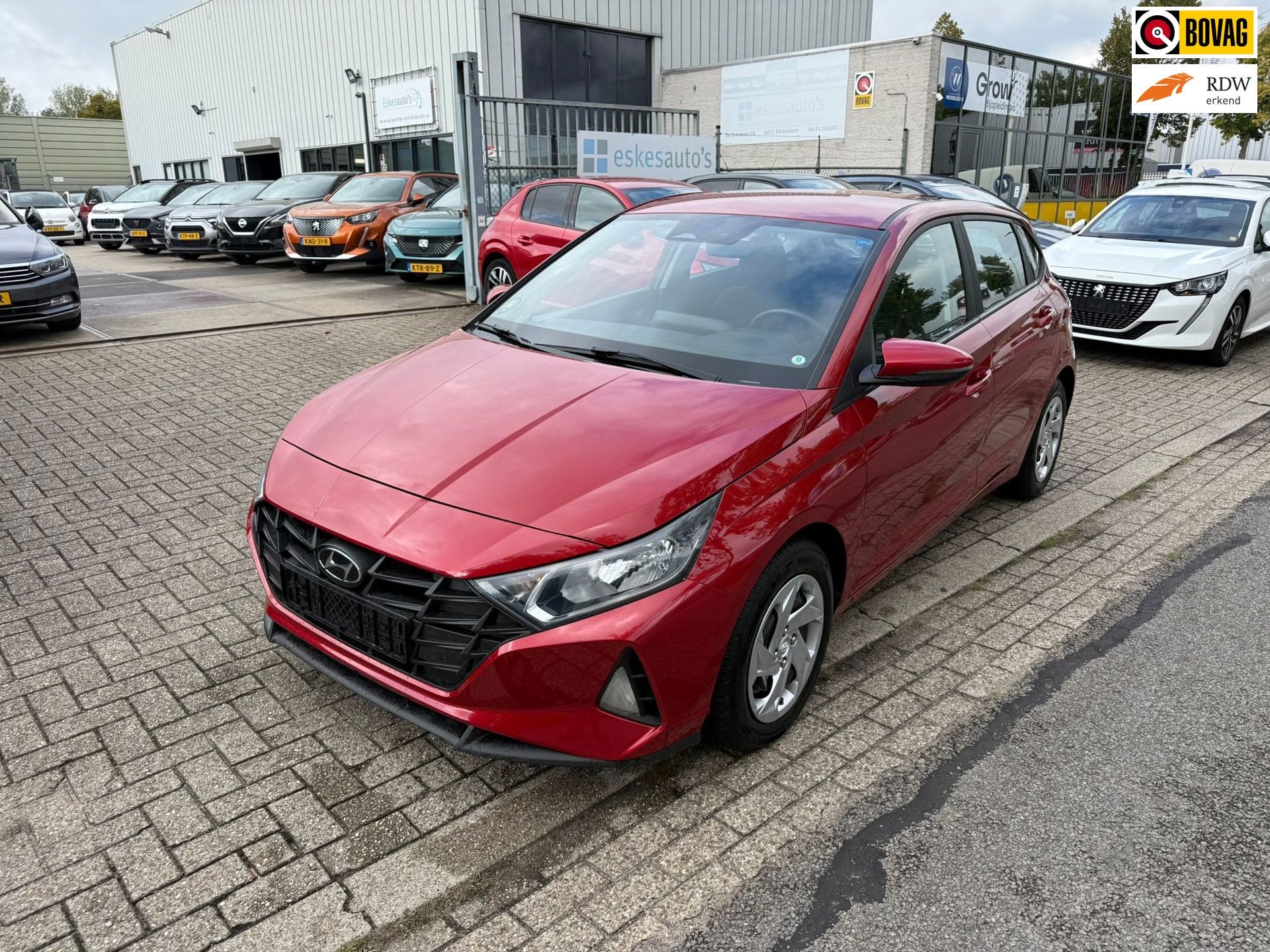 Hyundai I20 1.2 MPI Comfort, Navi, Camera, Stoel/Stuur verwa, Auto's, Dealer onderhouden, Gebruikt, 4 cilinders, Bedrijf