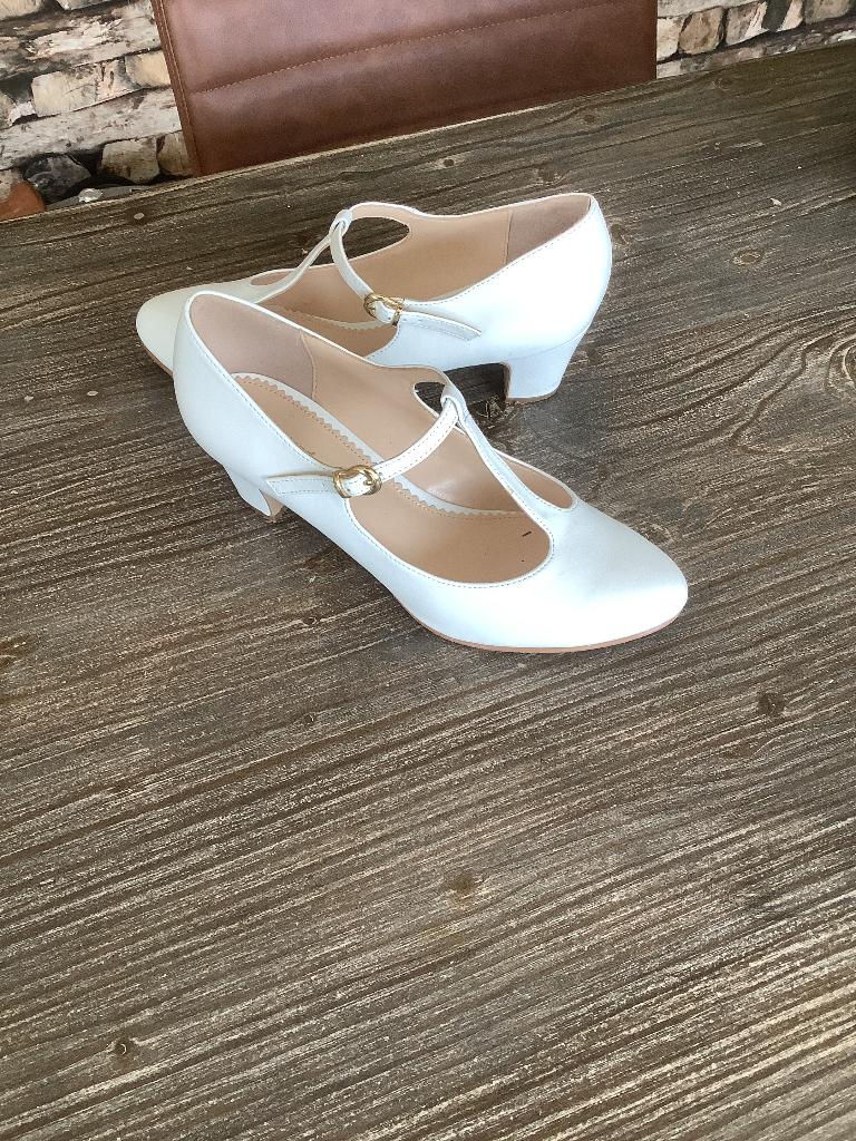 Schoenen, Ophalen, Wit, Dansschoenen, Zo goed als nieuw