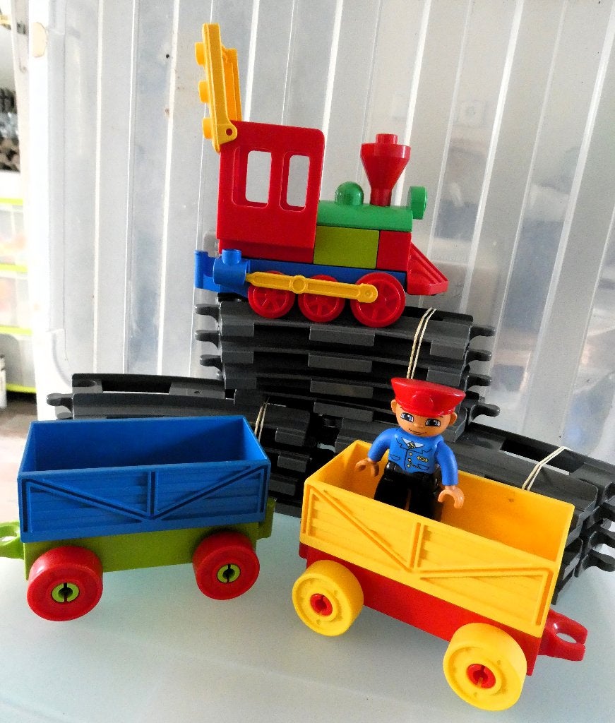 duplo duwtreintje met rails