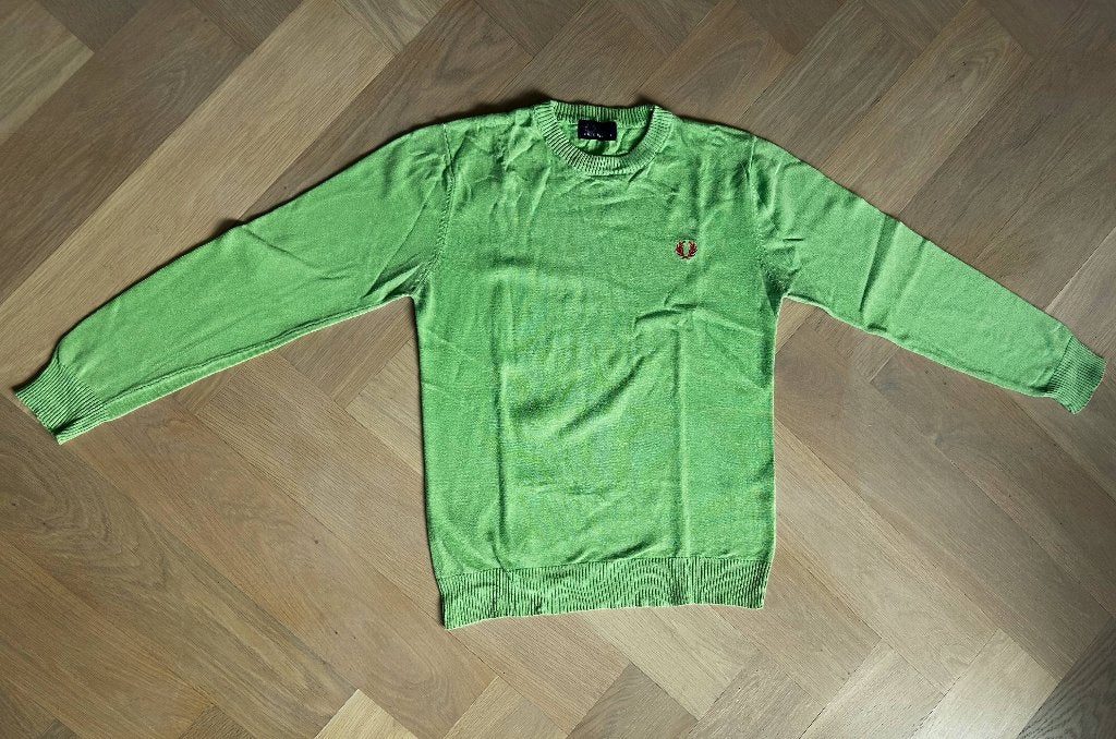 Fred Perry trui groen katoen, Ophalen of Verzenden, Fred Perry, Gedragen, Groen