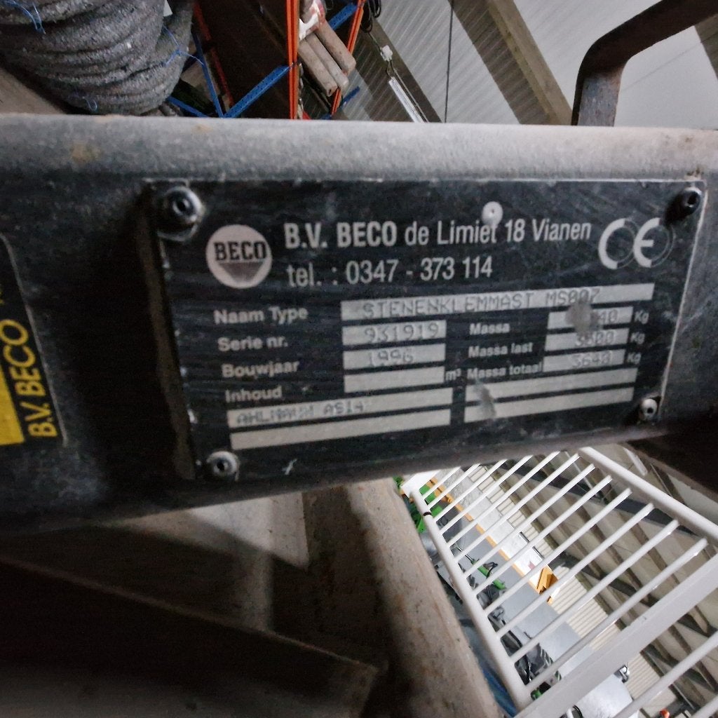 Ahlmann. Beco. Jib. Hijsjib, Ophalen, Gebruikt