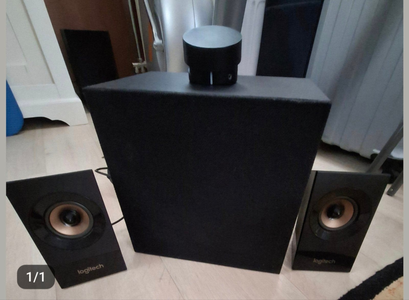 Speakerset 2+1 Logitech, Ophalen