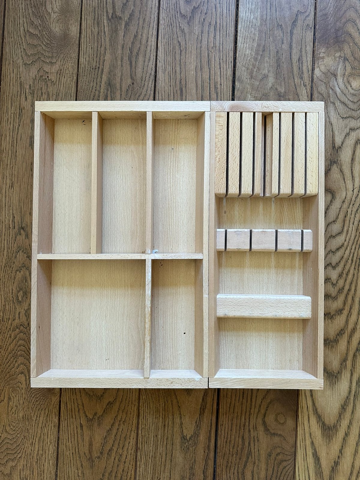 IKEA Rationell Bestekbak | 2 Delen | Hout | Messenvak, Ophalen of Verzenden, Zo goed als nieuw, Overige merken, Hout