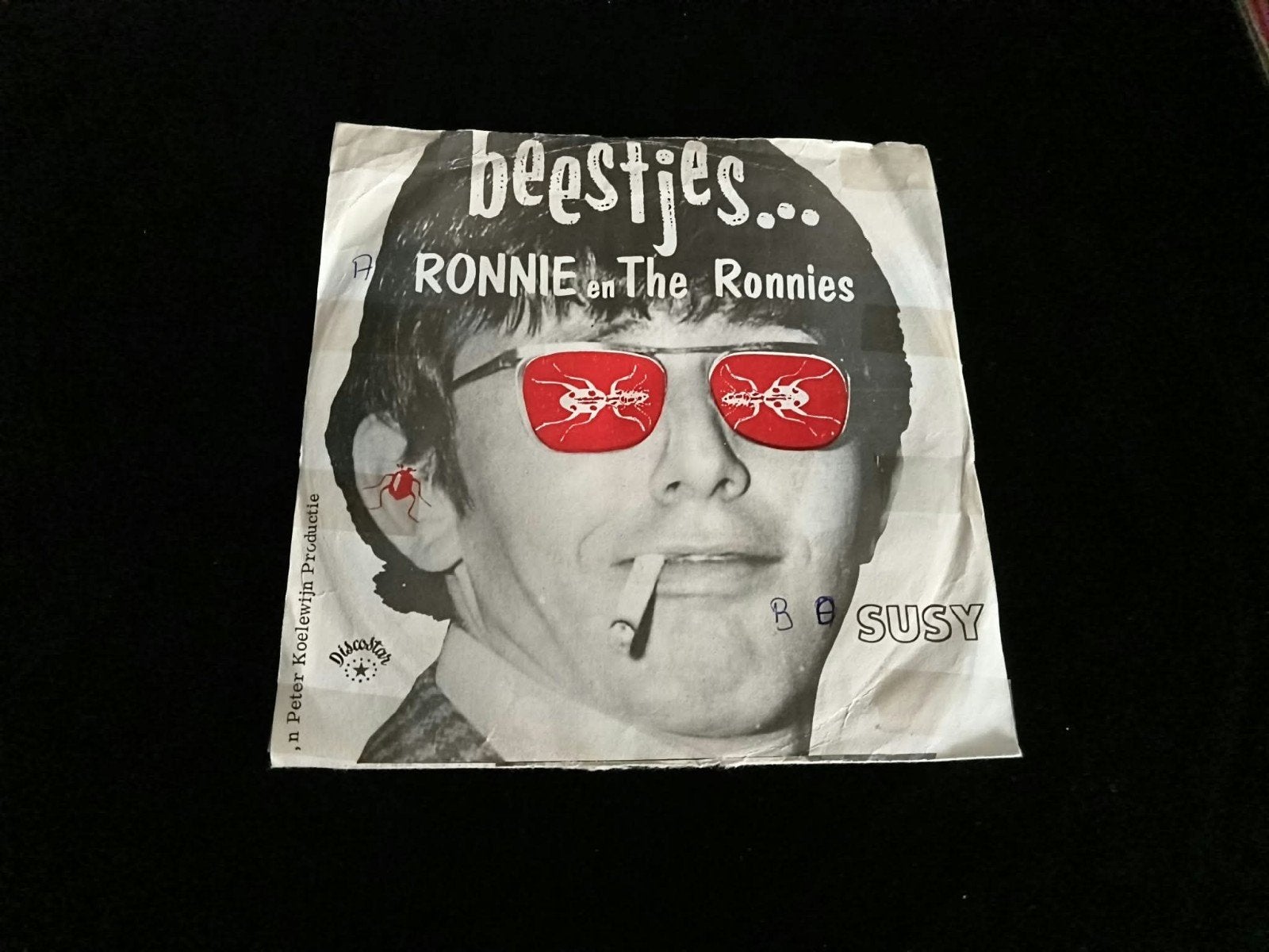 Ronnie en The Ronnies - Beestjes / Susy 7 inch vinyl single, Cd's en Dvd's, Gebruikt, 7 inch, Ophalen of Verzenden, Pop