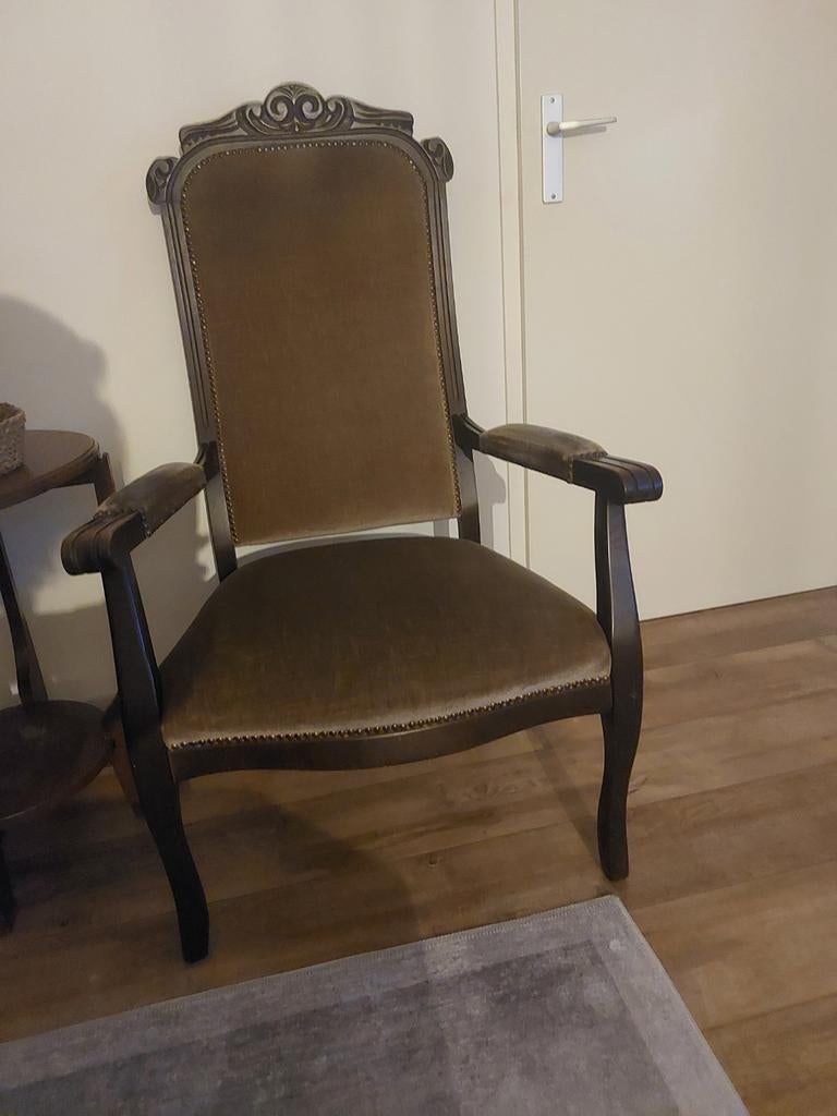 Antieke stoel, Antiek en Kunst, Antiek | Meubels | Stoelen en Banken, Ophalen