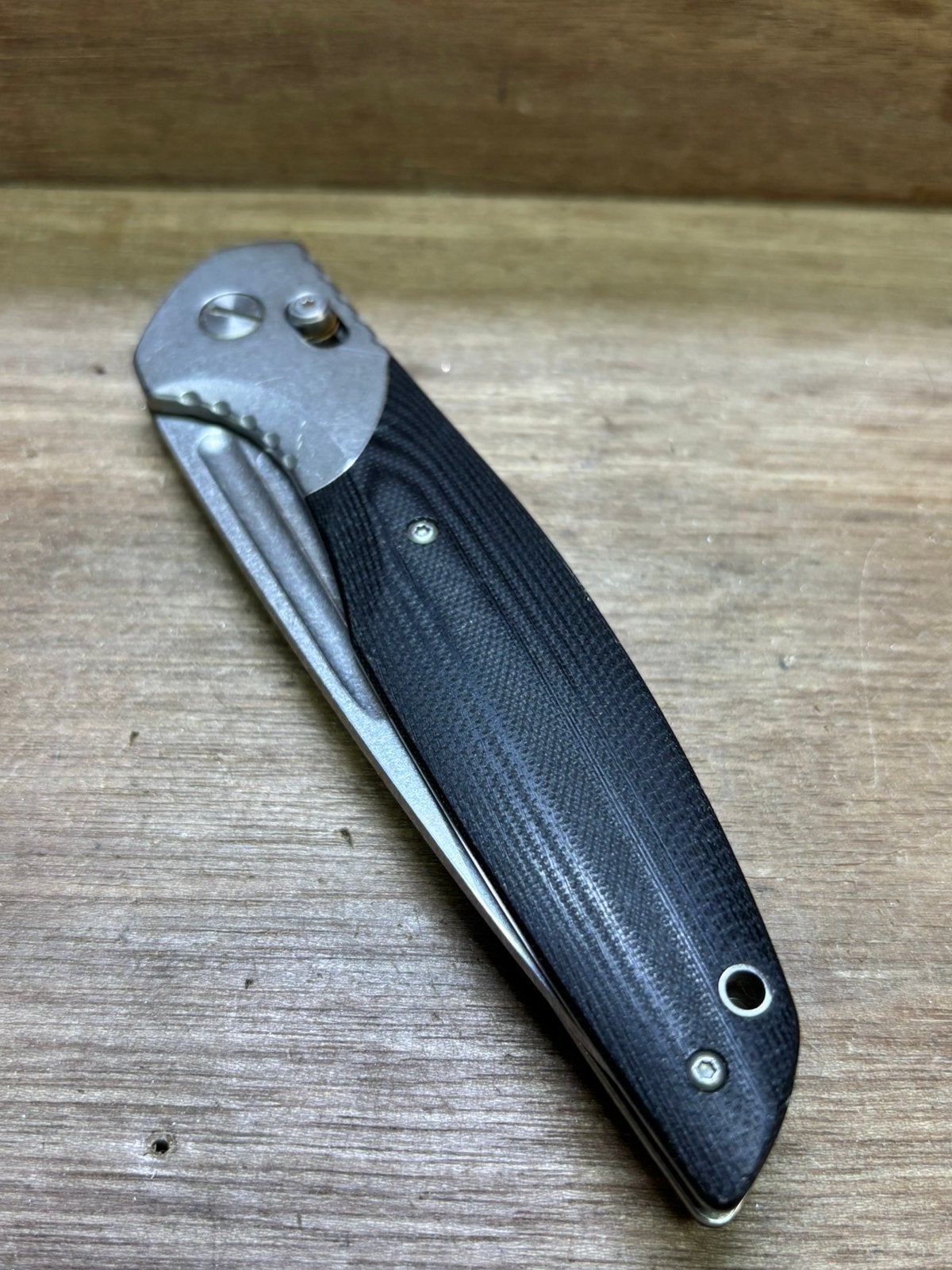 SHIROGOROV zakmes met carbon fiber handvat, Ophalen of Verzenden, Gebruikt