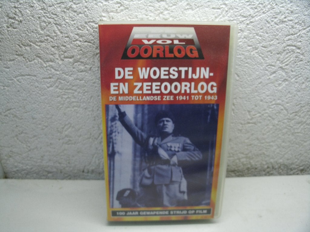vhs 34b de woestijn en zeeoorlog 1941-1943, Alle leeftijden, Ophalen of Verzenden, Zo goed als nieuw