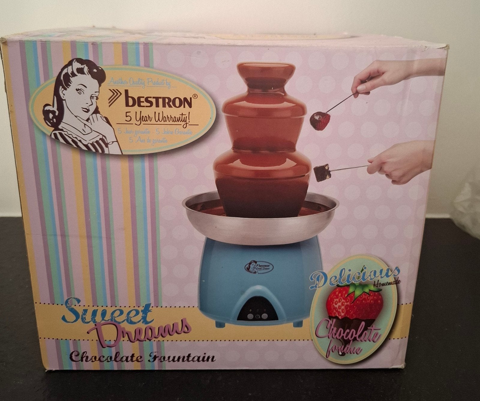 Bestron Sweet Dreams Chocoladefontein, Ophalen of Verzenden, Zo goed als nieuw