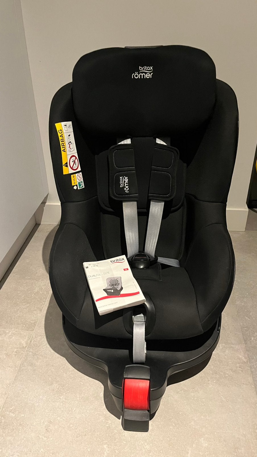 Britax Römer DUALFIX i-SIZE – Cosmos Black | 360 draaibaar, Ophalen, Romer, 15 t/m 36 kg, Zo goed als nieuw
