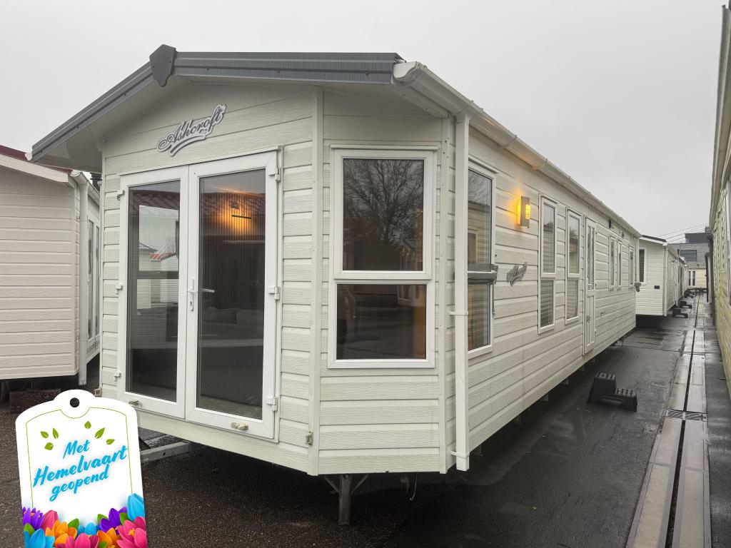 ABI Ashcraft Chalet 12.40 x 4 m 3 Slp CV, Caravans en Kamperen, Stacaravans, Niet ingevuld, Niet ingevuld, Niet ingevuld