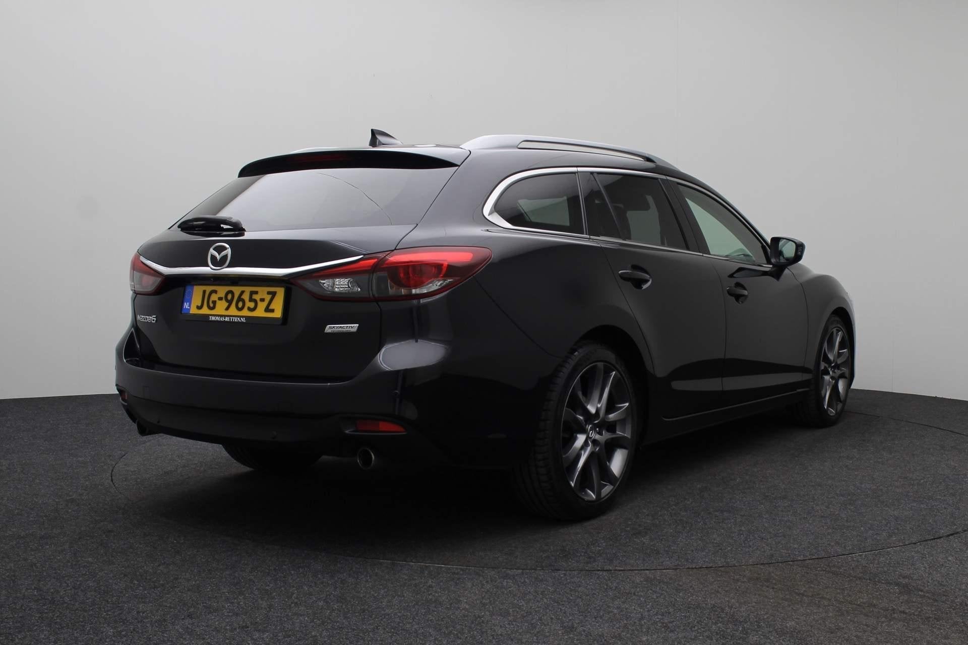 Mazda 6 Sportbreak 2.2D SkyActiv-D 175 GT-M 2015 Navigatie |, Auto's, 730 kg, Gebruikt, Euro 6, 4 cilinders