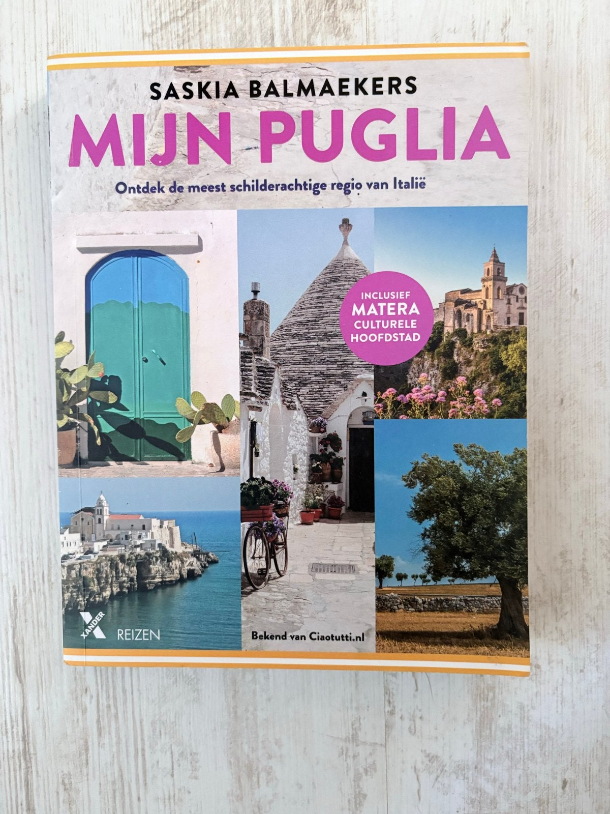 Mijn Puglia -Saskia Balmaekers, Boeken, Ophalen of Verzenden, Reisgids of -boek, Overige merken