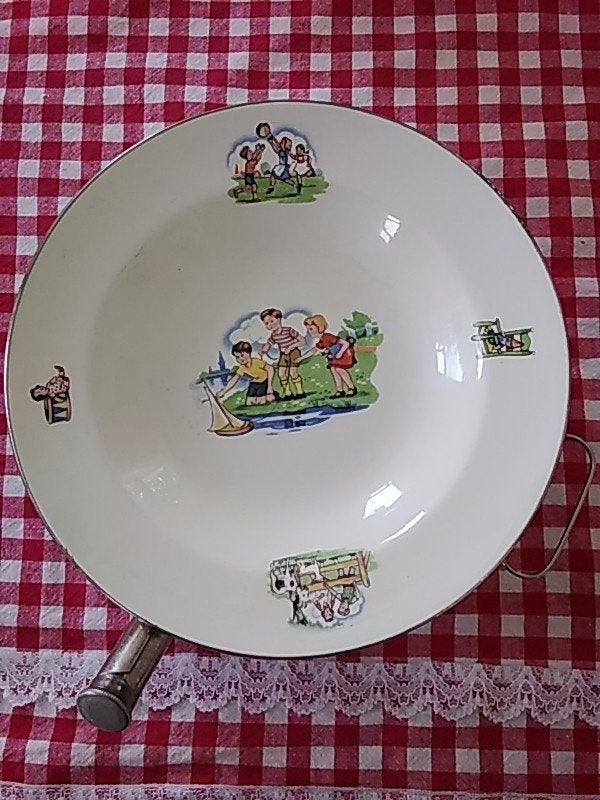 Warmwater  bordje., Ophalen of Verzenden