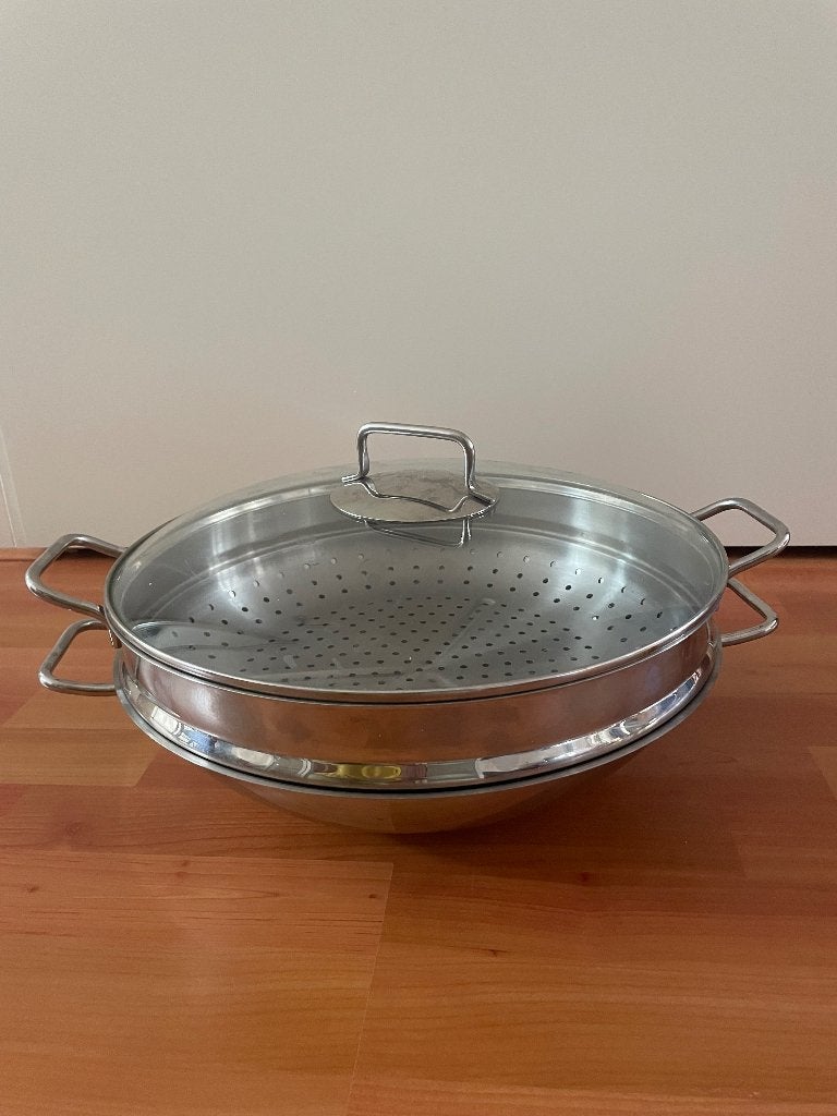 WMF Wokpan Wadjan, Ophalen, Met deksel, Zo goed als nieuw, Wok