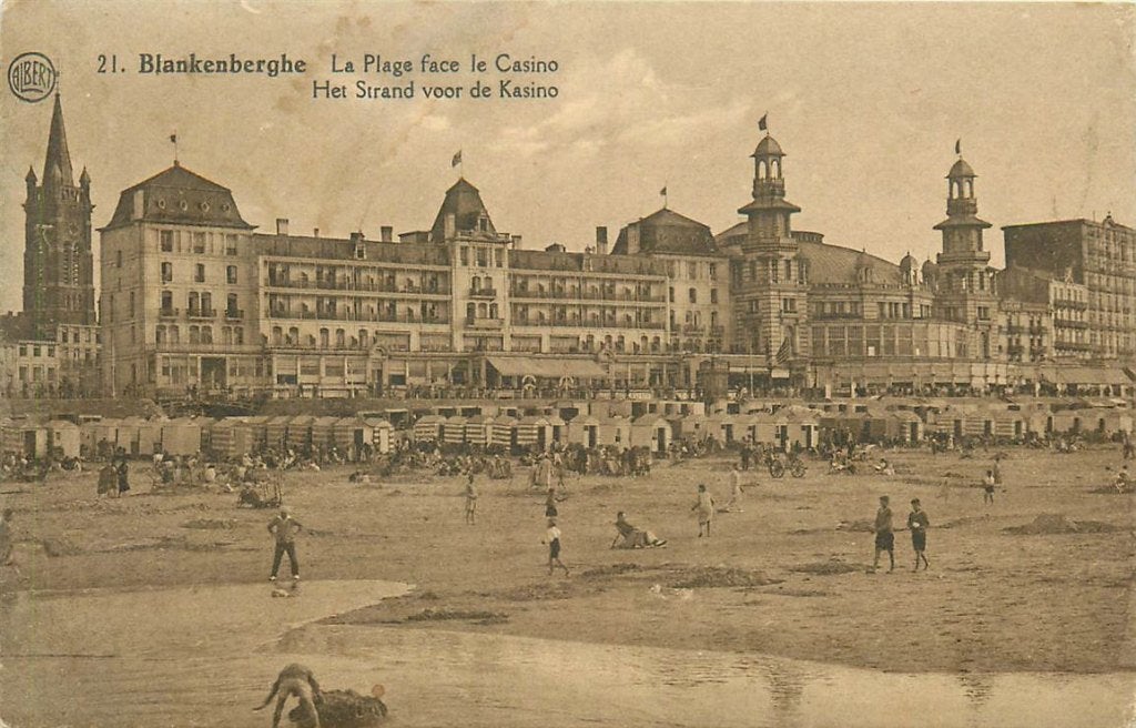 701-441-019 Blankenberge Het Strand voor de Kasino, Verzenden, Voor 1920, Overig Europa